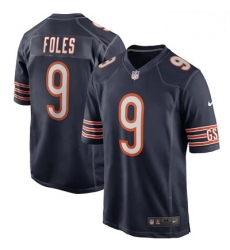 Men Chicago Bears Nick Foles 9 Navy Limited Jersey Men Chicago Bears Nick Foles 9 Navy Limited Jersey