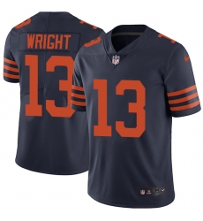 Men Nike Bears #13 Kendall Wright Navy Blue Alternate Stitched NFL Vapor Untouchable Limited Jersey Men Nike Bears #13 Kendall Wright Navy Blue Alternate Stitched NFL Vapor Untouchable Limited Jersey