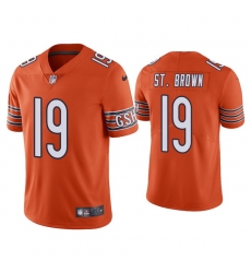 Men's Chicago Bears #19 Equanimeous St. Brown Orange Vapor untouchable Limited Stitched Jersey Men's Chicago Bears #19 Equanimeous St. Brown Orange Vapor untouchable Limited Stitched Jersey