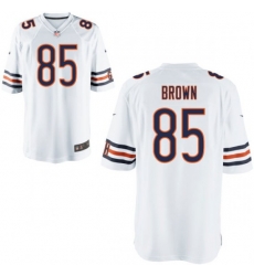 Men's NIKE Chicago Bears #85 DANIEL BROWN White Elite JERSEY Men's NIKE Chicago Bears #85 DANIEL BROWN White Elite JERSEY