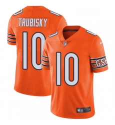 Mens Nike Chicago Bears 10 Mitchell Trubisky Limited Orange Rush Vapor Untouchable NFL Jersey Mens Nike Chicago Bears 10 Mitchell Trubisky Limited Orange Rush Vapor Untouchable NFL Jersey