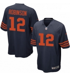 Mens Nike Chicago Bears 12 Allen Robinson Game Navy Blue Alternate NFL Jersey Mens Nike Chicago Bears 12 Allen Robinson Game Navy Blue Alternate NFL Jersey