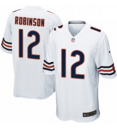 Mens Nike Chicago Bears 12 Allen Robinson Game White NFL Jersey Mens Nike Chicago Bears 12 Allen Robinson Game White NFL Jersey