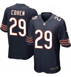 Mens Nike Chicago Bears 29 Tarik Cohen Game Navy Blue Team Color NFL Jersey Mens Nike Chicago Bears 29 Tarik Cohen Game Navy Blue Team Color NFL Jersey