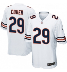 Mens Nike Chicago Bears 29 Tarik Cohen Game White NFL Jersey Mens Nike Chicago Bears 29 Tarik Cohen Game White NFL Jersey