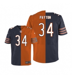 Mens Nike Chicago Bears 34 Walter Payton Elite NavyOrange Split Fashion NFL Jersey Mens Nike Chicago Bears 34 Walter Payton Elite NavyOrange Split Fashion NFL Jersey