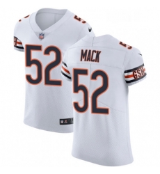 Mens Nike Chicago Bears 52 Khalil Mack White Vapor Untouchable Elite Player NFL Jersey