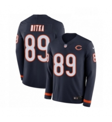 Mens Nike Chicago Bears 89 Mike Ditka Limited Navy Blue Therma Long Sleeve NFL Jersey Mens Nike Chicago Bears 89 Mike Ditka Limited Navy Blue Therma Long Sleeve NFL Jersey