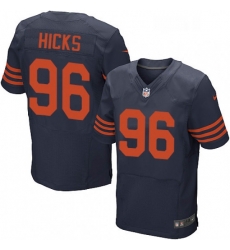Mens Nike Chicago Bears 96 Akiem Hicks Elite Navy Blue Alternate NFL Jersey Mens Nike Chicago Bears 96 Akiem Hicks Elite Navy Blue Alternate NFL Jersey
