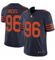 Mens Nike Chicago Bears 96 Akiem Hicks Navy Blue Alternate Vapor Untouchable Limited Player NFL Jersey Mens Nike Chicago Bears 96 Akiem Hicks Navy Blue Alternate Vapor Untouchable Limited Player NFL Jersey