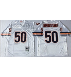 Mitchell&Ness Bears 50 Mike Singletary White Small No Throwback Stitched NFL Jersey Mitchell&Ness Bears 50 Mike Singletary White Small No Throwback Stitched NFL Jersey