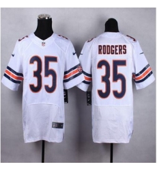 New Chicago Bears #35 Jacquizz Rodgers White Men Stitched NFL Elite Jersey New Chicago Bears #35 Jacquizz Rodgers White Men Stitched NFL Elite Jersey