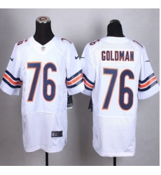 New Chicago Bears #76 Eddie Goldman White Men Stitched NFL Elite Jersey New Chicago Bears #76 Eddie Goldman White Men Stitched NFL Elite Jersey