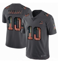 Nike Bears 10 Mitchell Trubisky 2019 Salute To Service USA Flag Fashion Limited Jersey Nike Bears 10 Mitchell Trubisky 2019 Salute To Service USA Flag Fashion Limited Jersey