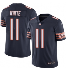 Nike Bears #11 Kevin White Navy Blue Mens Stitched NFL Limited Rush Jersey Nike Bears #11 Kevin White Navy Blue Mens Stitched NFL Limited Rush Jersey