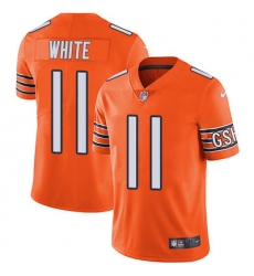 Nike Bears #11 Kevin White Orange Mens Stitched NFL Limited Rush Jersey Nike Bears #11 Kevin White Orange Mens Stitched NFL Limited Rush Jersey