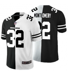 Nike Bears 32 David Montgomery Black And White Split Vapor Untouchable Limited Jersey Nike Bears 32 David Montgomery Black And White Split Vapor Untouchable Limited Jersey