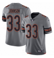 Nike Bears 33 Jaylon Johnson Silver Men Stitched NFL Limited Inverted Legend Jersey Nike Bears 33 Jaylon Johnson Silver Men Stitched NFL Limited Inverted Legend Jersey