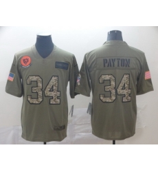 Nike Bears 34 Walter Payton 2019 Olive Camo Salute To Service Limited Jersey Nike Bears 34 Walter Payton 2019 Olive Camo Salute To Service Limited Jersey