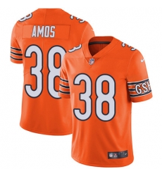 Nike Bears #38 Adrian Amos Orange Mens Stitched NFL Limited Rush Jersey Nike Bears #38 Adrian Amos Orange Mens Stitched NFL Limited Rush Jersey