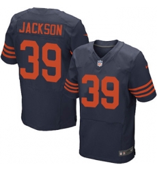 Nike Bears #39 Eddie Jackson Navy Blue Alternate Mens Stitched NFL Elite Jersey Nike Bears #39 Eddie Jackson Navy Blue Alternate Mens Stitched NFL Elite Jersey