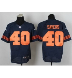 Nike Bears #40 Gale Sayers Navy Blue Alternate Mens Stitched NFL Elite Jersey Nike Bears #40 Gale Sayers Navy Blue Alternate Mens Stitched NFL Elite Jersey