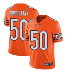 Nike Bears #50 Mike Singletary Orange Mens Stitched NFL Limited Rush Jersey Nike Bears #50 Mike Singletary Orange Mens Stitched NFL Limited Rush Jersey