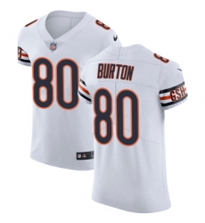 Nike Bears #80 Trey Burton White Men Stitched NFL Vapor Untouchable Elite Jersey Nike Bears #80 Trey Burton White Men Stitched NFL Vapor Untouchable Elite Jersey