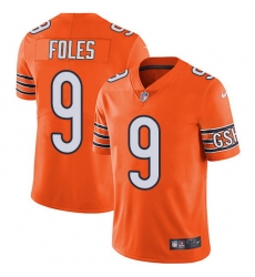 Nike Bears 9 Nick Foles Orange Men Stitched NFL Limited Rush Jersey Nike Bears 9 Nick Foles Orange Men Stitched NFL Limited Rush Jersey