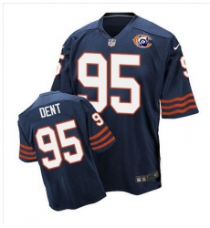 Nike Bears #95 Richard Dent Navy Blue Throwback Mens Stitched NFL Elite Jersey Nike Bears #95 Richard Dent Navy Blue Throwback Mens Stitched NFL Elite Jersey