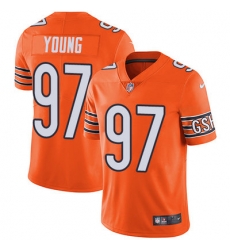 Nike Bears #97 Willie Young Orange Mens Stitched NFL Limited Rush Jersey Nike Bears #97 Willie Young Orange Mens Stitched NFL Limited Rush Jersey