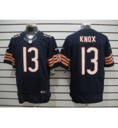 Nike Chicago Bears 13 Johnny Knox Blue Elite NFL Jersey Nike Chicago Bears 13 Johnny Knox Blue Elite NFL Jersey