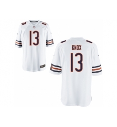 Nike Chicago Bears 13 Johnny Knox Game White NFL Jersey Nike Chicago Bears 13 Johnny Knox Game White NFL Jersey