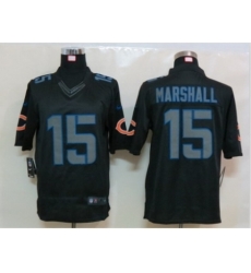 Nike Chicago Bears 15 Brandon Marshall Black Limited Impact NFL Jersey Nike Chicago Bears 15 Brandon Marshall Black Limited Impact NFL Jersey