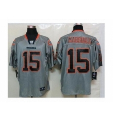 Nike Chicago Bears 15 Brandon Marshall grey Elite lights out NFL Jersey Nike Chicago Bears 15 Brandon Marshall grey Elite lights out NFL Jersey