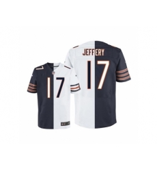 Nike Chicago Bears 17 Alshon Jeffery Blue-White Elite split NFL Jersey Nike Chicago Bears 17 Alshon Jeffery Blue-White Elite split NFL Jersey