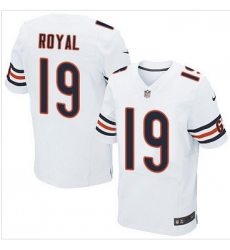Nike Chicago Bears #19 Eddie Royal White Mens Stitched NFL Elite Jersey Nike Chicago Bears #19 Eddie Royal White Mens Stitched NFL Elite Jersey