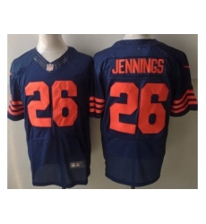 Nike Chicago Bears 26 Tim Jennings Blue Elite Orange Number NFL Jersey Nike Chicago Bears 26 Tim Jennings Blue Elite Orange Number NFL Jersey
