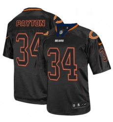 Nike Chicago Bears 34 Walter Payton Lights Out Black Elite NFL Jersey Nike Chicago Bears 34 Walter Payton Lights Out Black Elite NFL Jersey