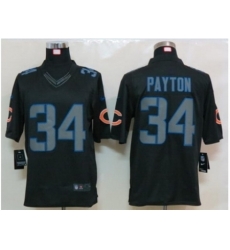 Nike Chicago Bears 34 Walter Payton black Limited Impact fashion NFL Jersey Nike Chicago Bears 34 Walter Payton black Limited Impact fashion NFL Jersey