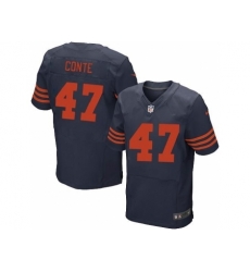 Nike Chicago Bears 47 Chris Conte Blue Elite Orange Number NFL Jersey Nike Chicago Bears 47 Chris Conte Blue Elite Orange Number NFL Jersey