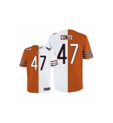 Nike Chicago Bears 47 Chris Conte White-Orange Limited Split NFL Jersey Nike Chicago Bears 47 Chris Conte White-Orange Limited Split NFL Jersey