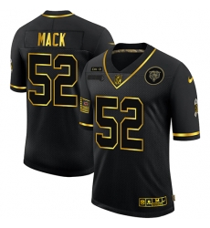 Nike Chicago Bears 52 Khalil Mack Black Gold 2020 Salute To Service Limited Jersey Nike Chicago Bears 52 Khalil Mack Black Gold 2020 Salute To Service Limited Jersey