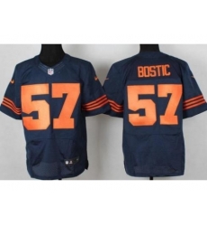 Nike Chicago Bears 57 Jon Bostic Blue Elite Orange Number NFL Jersey Nike Chicago Bears 57 Jon Bostic Blue Elite Orange Number NFL Jersey