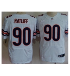 Nike Chicago Bears 90 Jeremiah Ratliff White Elite NFL Jersey Nike Chicago Bears 90 Jeremiah Ratliff White Elite NFL Jersey