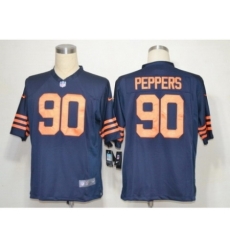 Nike Chicago Bears 90 Julius Peppers Blue Game Orange Number NFL Jersey Nike Chicago Bears 90 Julius Peppers Blue Game Orange Number NFL Jersey