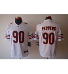 Nike Chicago Bears 90 Julius Peppers White Limited NFL Jersey Nike Chicago Bears 90 Julius Peppers White Limited NFL Jersey