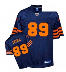 Reebok Chicago Bears 89 Mike Ditka BlueOrange 1940s Premier EQT Throwback NFL Jersey Reebok Chicago Bears 89 Mike Ditka BlueOrange 1940s Premier EQT Throwback NFL Jersey