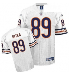 Reebok Chicago Bears 89 Mike Ditka White Authentic Throwback NFL Jersey Reebok Chicago Bears 89 Mike Ditka White Authentic Throwback NFL Jersey