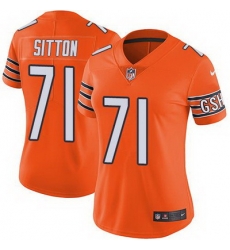 Nike Bears #71 Josh Sitton Orange Womens Stitched NFL Limited Rush Jersey Nike Bears #71 Josh Sitton Orange Womens Stitched NFL Limited Rush Jersey